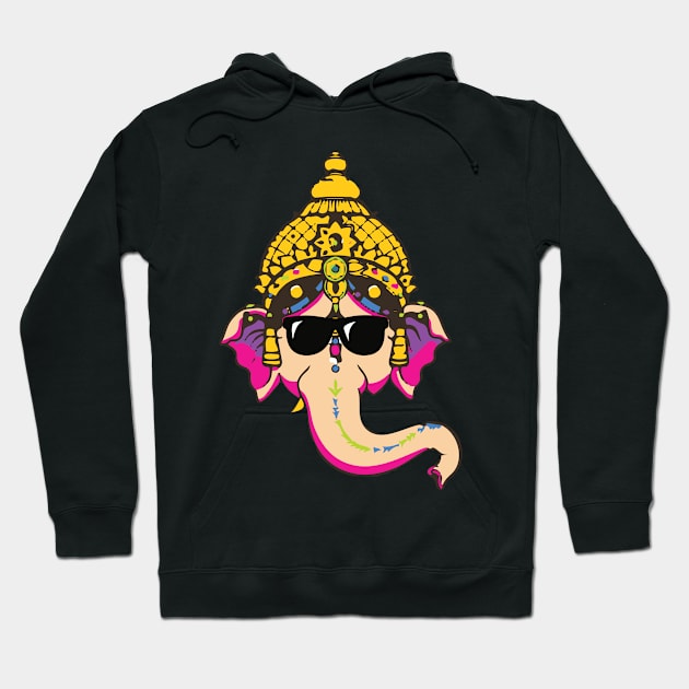 Hip Ganesha Hoodie by jverdi28